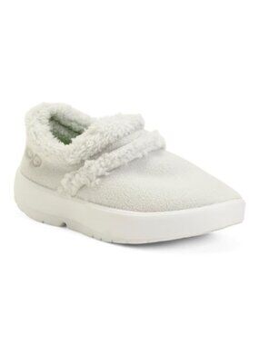 OOFOS Light Grey Oomg Recovery Oocoozie Low Slip On Sneakers